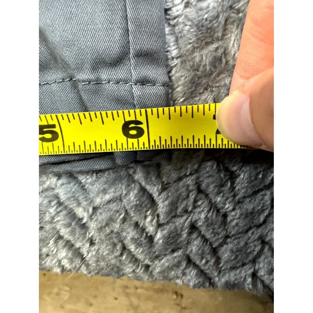MNG Chino Pants Mens 28 Gray Cotton Stretch Mid Rise Flat Front Straight Leg